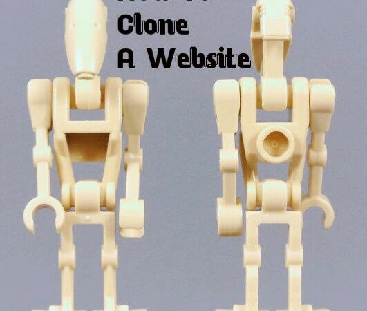 How to clone a website