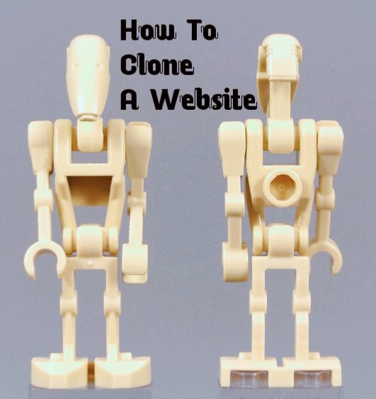 How to clone a website