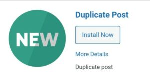 Duplicate a page in WordPress