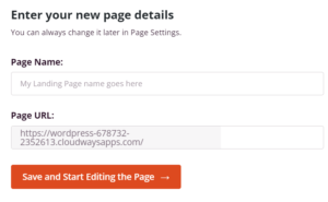 How to create a landing page in WordPress