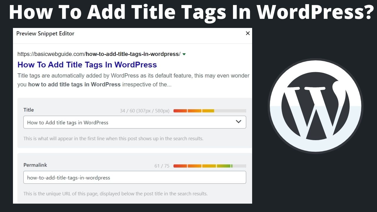 Read more about the article How To Add Title Tags In WordPress? Is Title Tag Important For SEO?