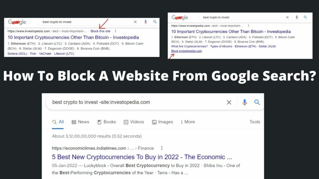 How To Block A Website From Google Search?