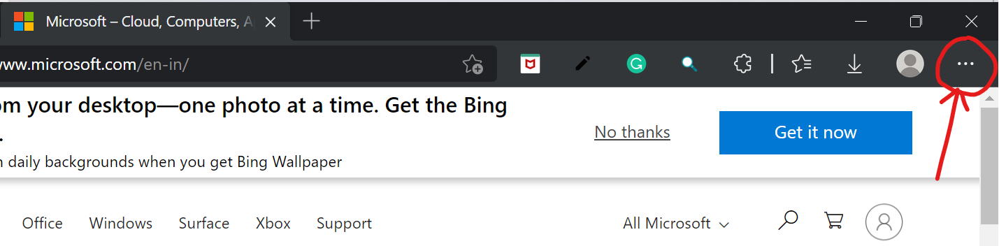 How to Pin a website to taskbar in Edge