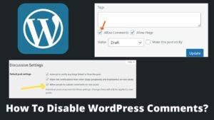 Read more about the article How To Disable WordPress Comments?