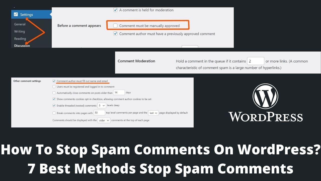 Read more about the article How To Stop Spam Comments On WordPress? 7 Best Methods Stop Spam Comments