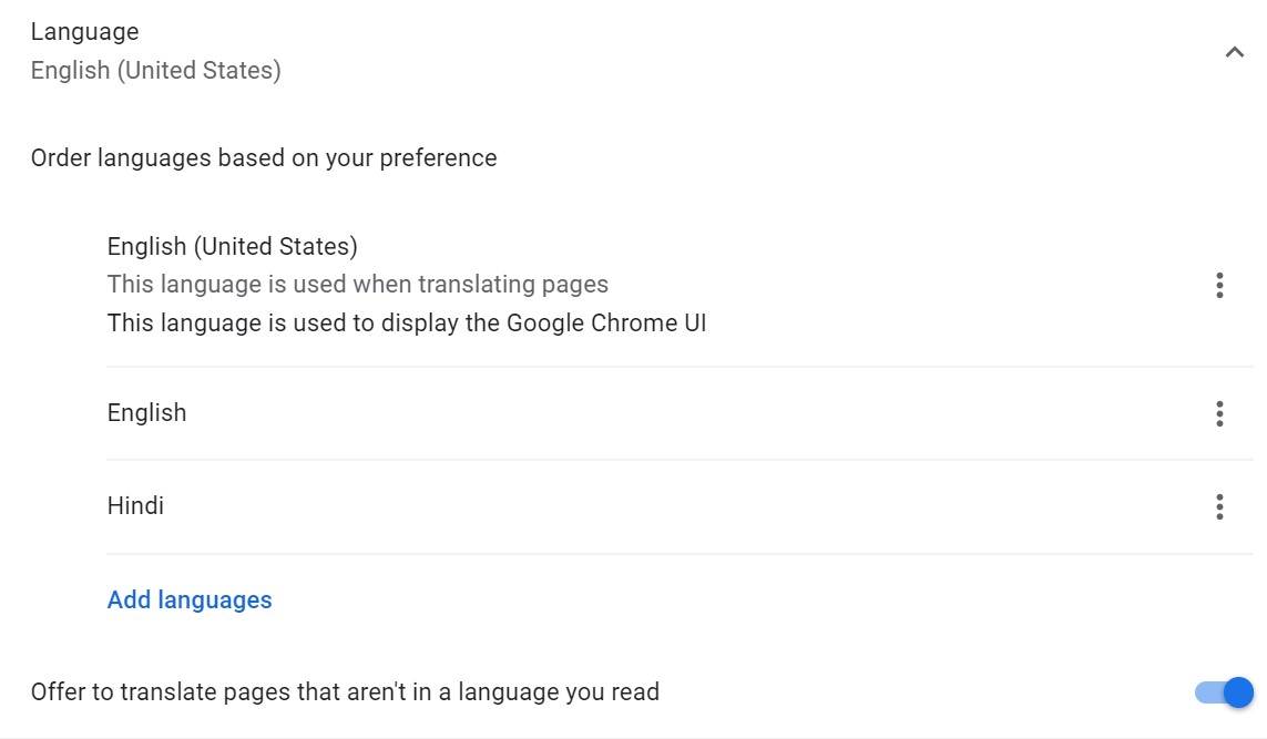 How To Change Website Language In Chrome