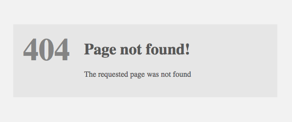 404 Posts/Pages Error