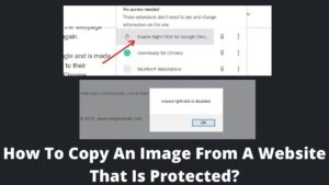 Read more about the article How To Copy An Image From A Website That Is Protected?