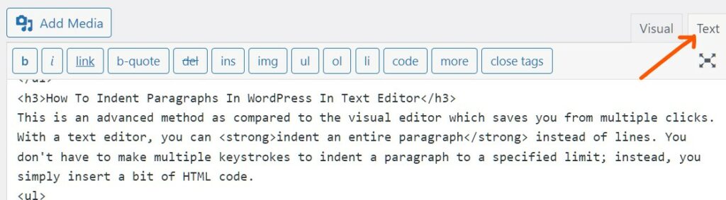 How To Indent Paragraphs In WordPress? - BasicWebGuide