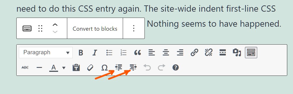 How To Indent Paragraphs In WordPress