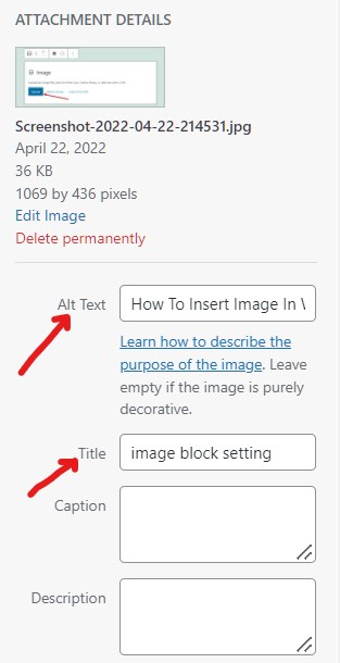 How To Add Alt Text And Title In Images