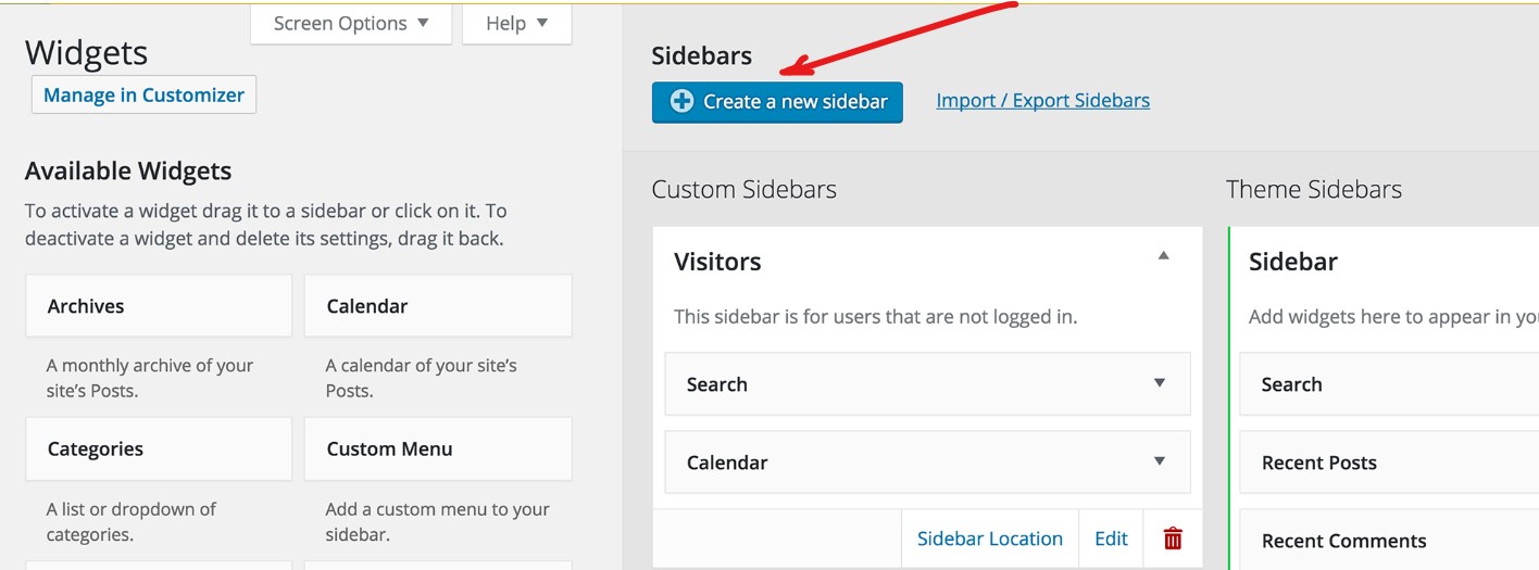 Edit Sidebar In WordPress Using Plugin