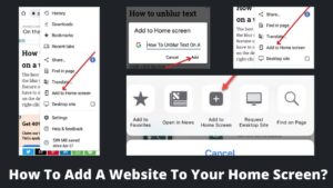 Read more about the article How To Add A Website To Your Home Screen?
