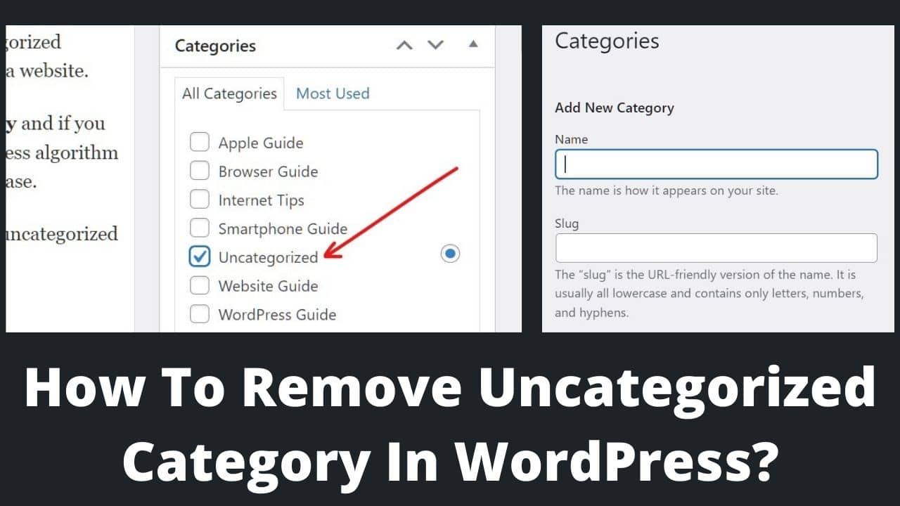 Read more about the article How To Remove Uncategorized Category In WordPress? 2 Best Ways