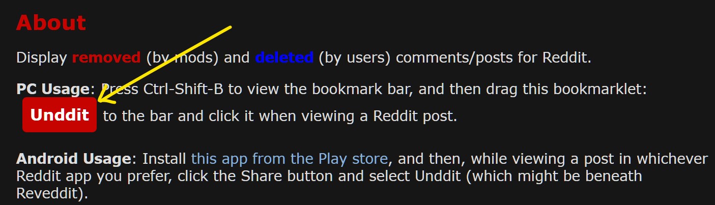 How to view deleted Reddit posts and comments